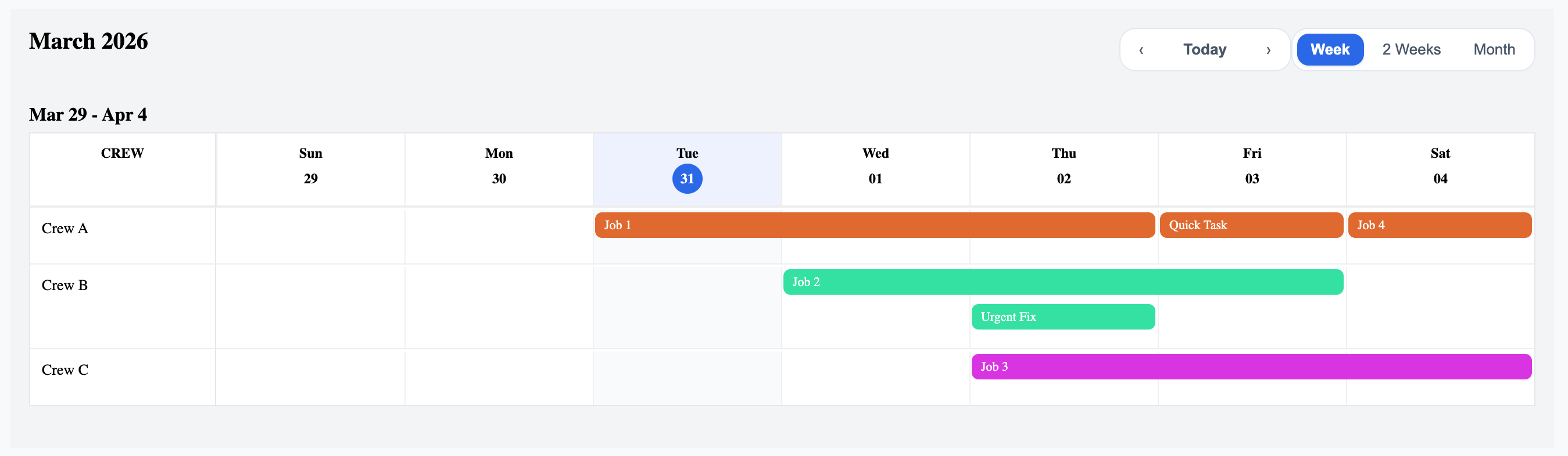 React Calendar
